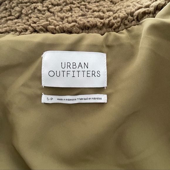 Urban Outfitters Fuzzy Drawstring Teddy Coat - Picture 5 of 5